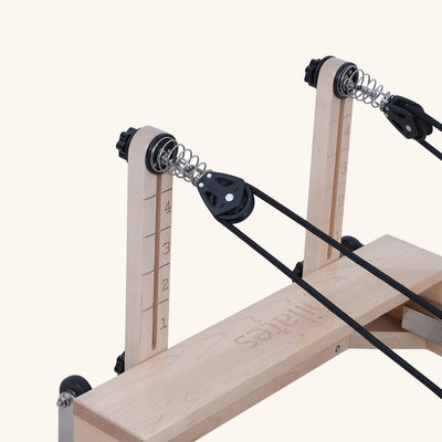Gymreformer Maple Foldable Pilates Reformer with Metal Legs